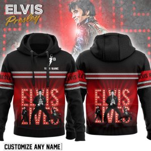 Personalized Elvis Presley 3D Hoodie & Zip Hoodie For Fan, Elvis Fan Gift, Music Lover Gift Idea, Elvis 3D Hoodie For Men Women