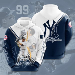 Aaron Judge New York Yankees Baseball 3D All Over Printed Hoodie & Zip Hoodie For Men And Women, Baseball Lover Gift Idea